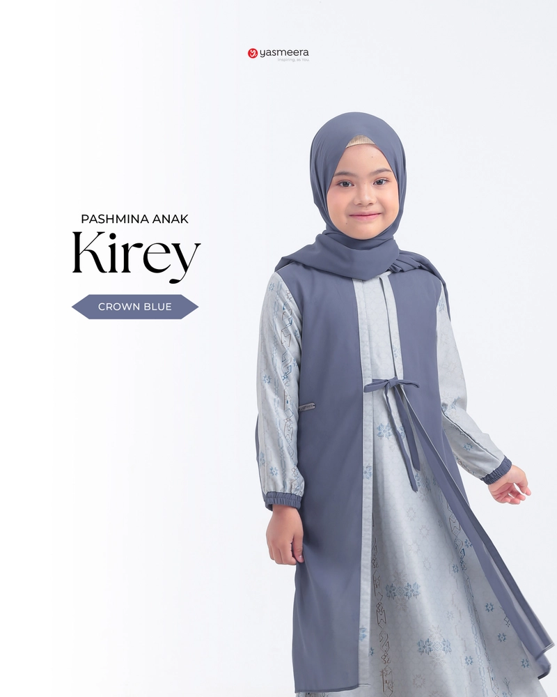 Product image PASHMINA KIREY ANAK Anak CROWN BLUE